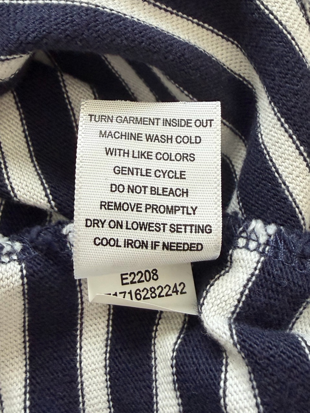 AYR The Matinee Tee in City Sky Stripe Size Small - Picture 5 of 6